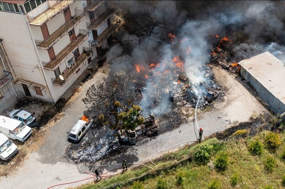 Incendio Vito Cisal