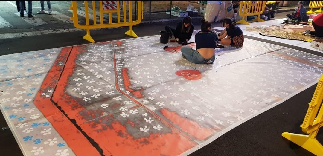 Infiorata Taurianova Accademia Belle Arti 4