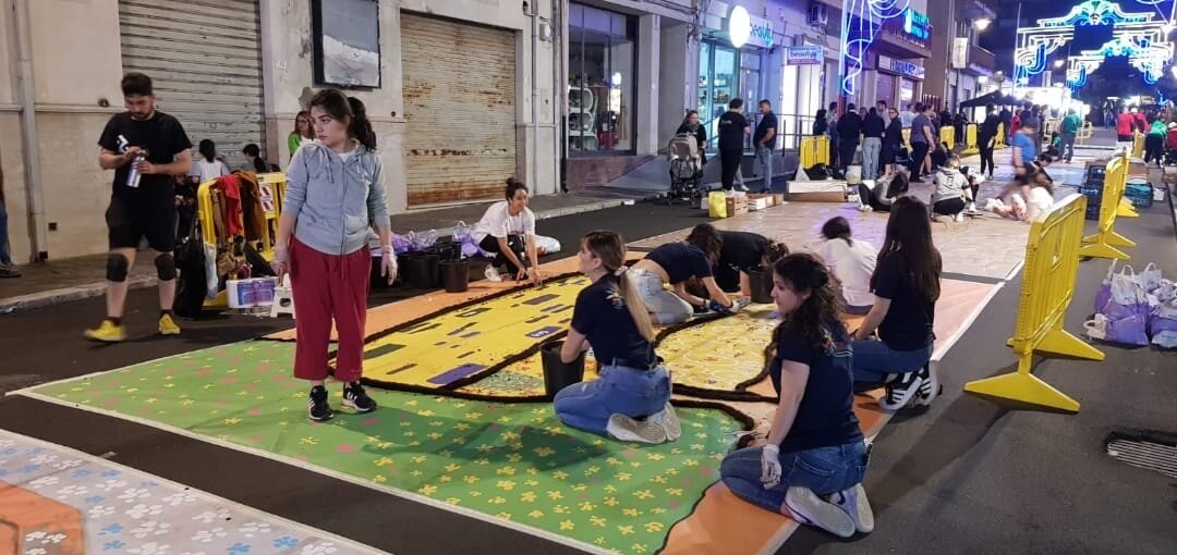 Infiorata Taurianova Accademia Belle Arti