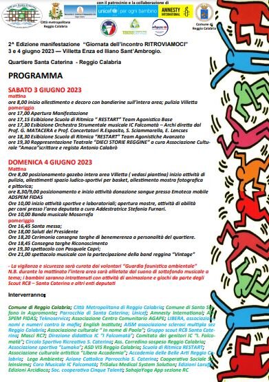 Locandina Evento Santa Caterina