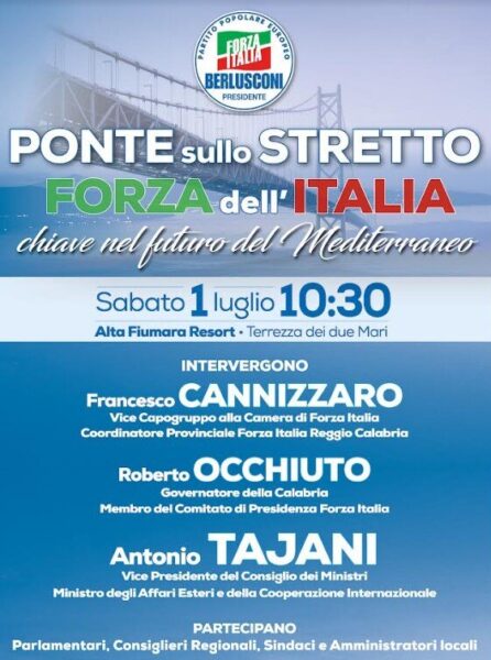Locandina Forza Italia Ponte