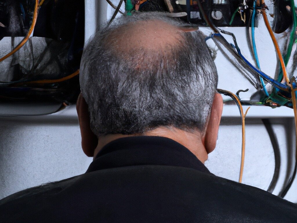 Uomo Ruba Energia Elettrica