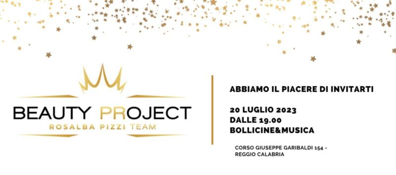 Invito Inaugurazione Beauty Project
