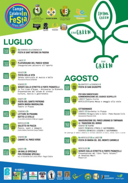 Programma Campo Calabro Festa 2023