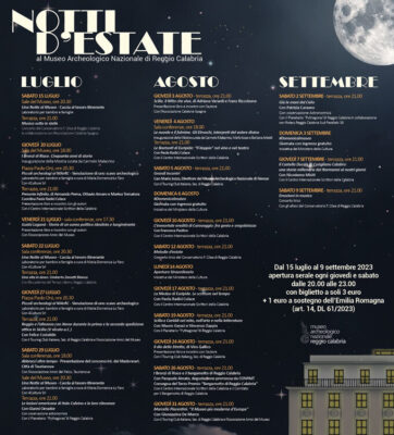 Programma Notti Estate Marrc