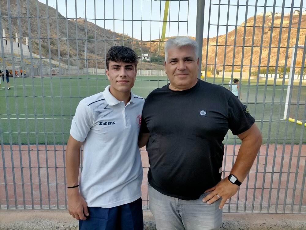 Giuseppe Diano Con Il DS Nino Cogliandro