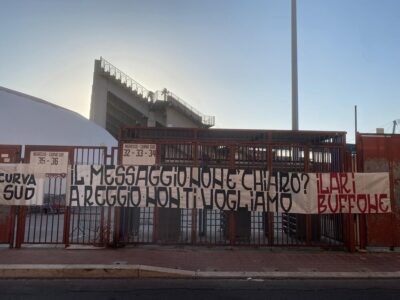Striscione Reggina Tifosi