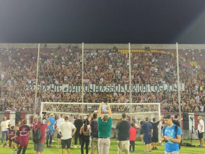 Striscione Contro Saladini E Cardona