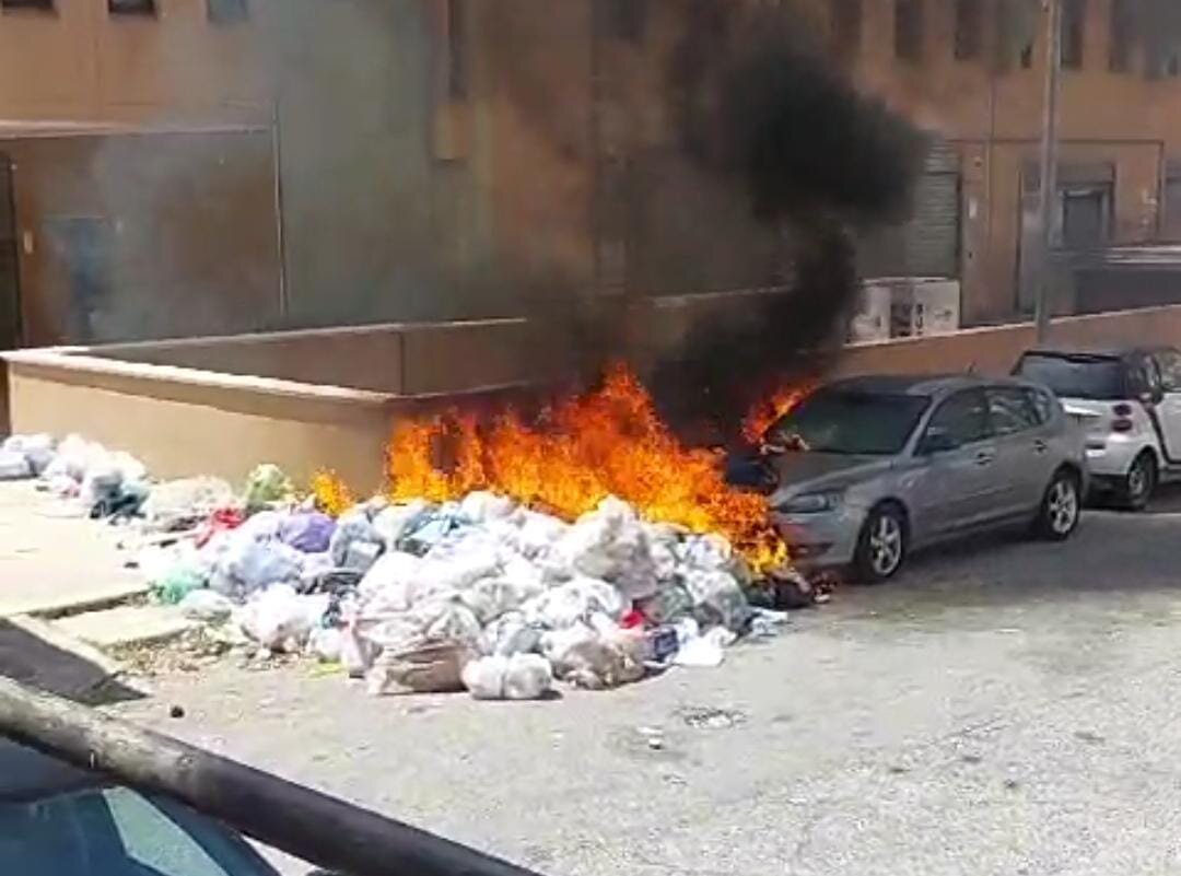 Incendio Viale Calabria