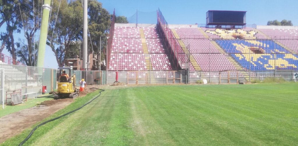 Lavori Illuminazione Stadio Granillo 1