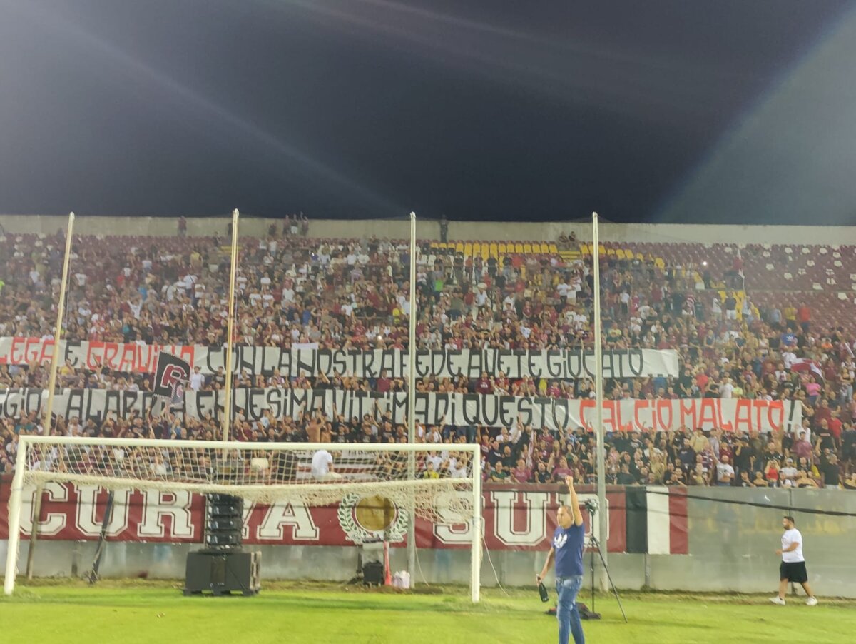 Striscione Reggina