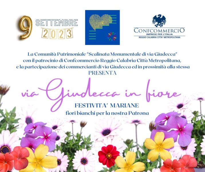 Locandina Via Giudecca In Fiore