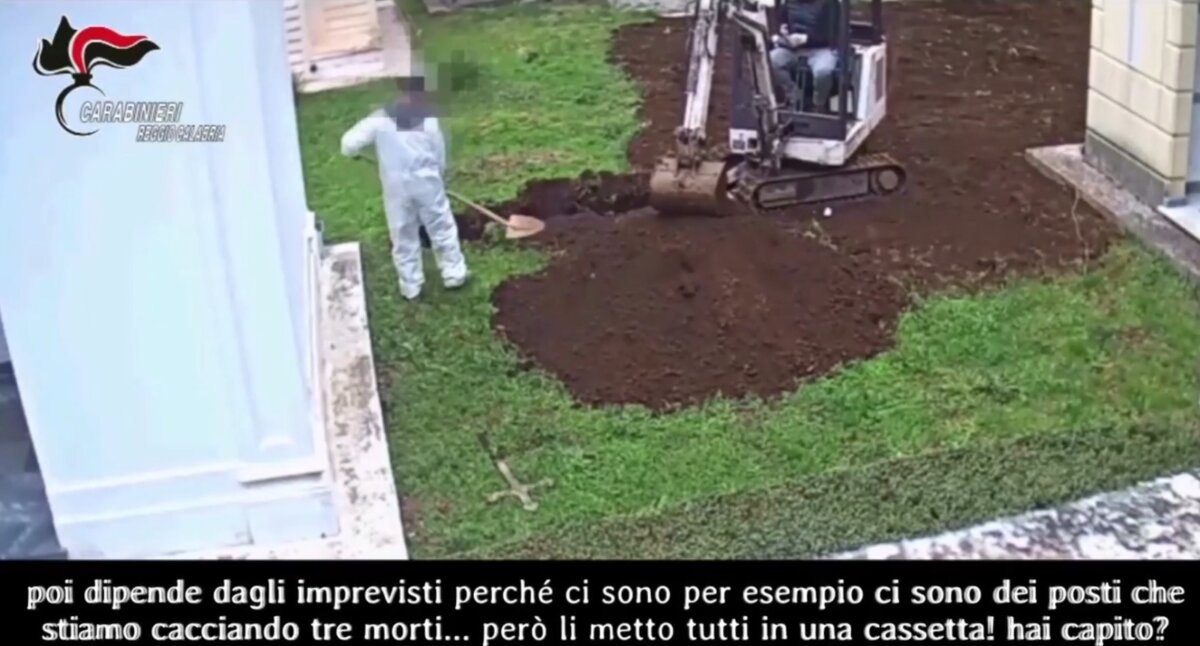 Operazione Aeternum Cimitero Cittanova 1