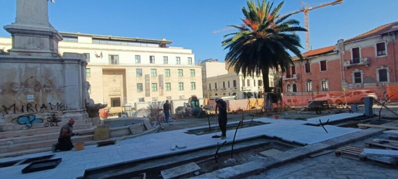 Piazza De Nava Lavori