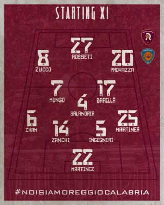 Formazione Reggina Siracusa