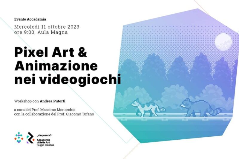 Locandina Pixel Art Accademia