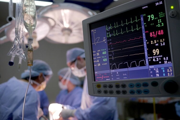 Heart Rate Monitor In Hospital