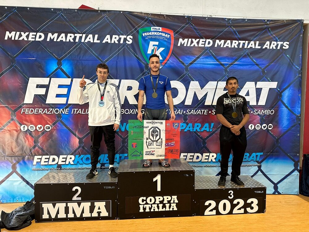 Remigino Francesco Campione 11 Coppa Italia MMA