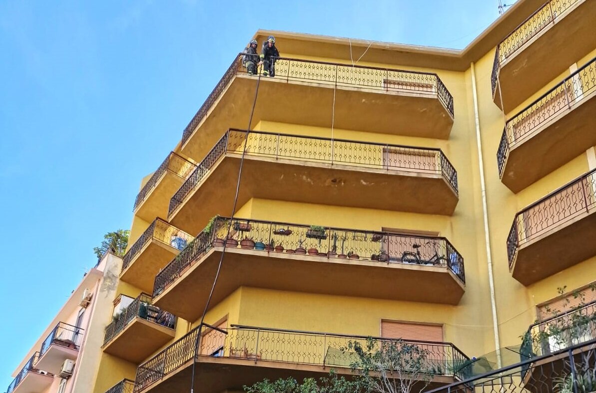 Incendio Appartamento Reggio Calabria