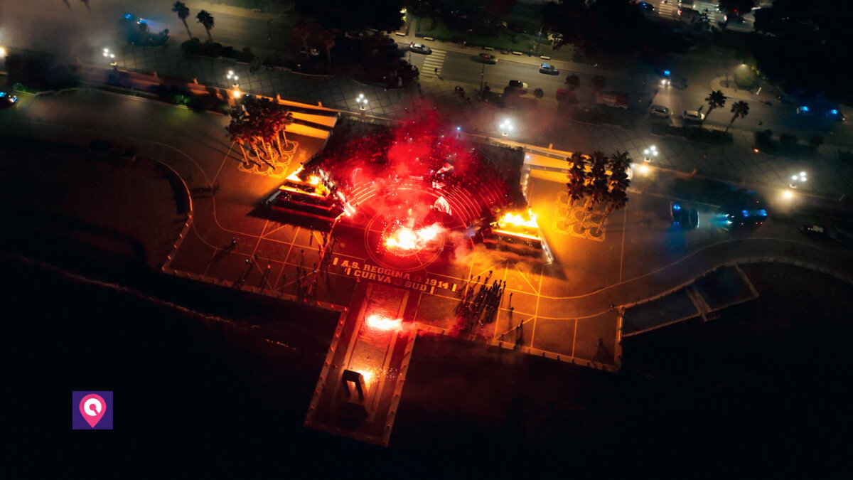 Reggina Ultras Festeggiamenti 110 Anni Via Marina (6)