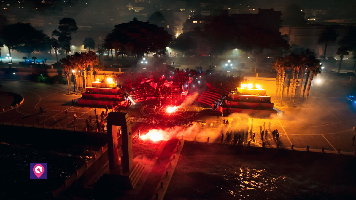 Reggina Ultras Festeggiamenti 110 Anni Via Marina (7)
