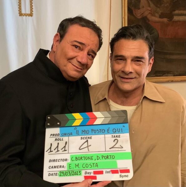 Saverio Malara con Marco Leonardi