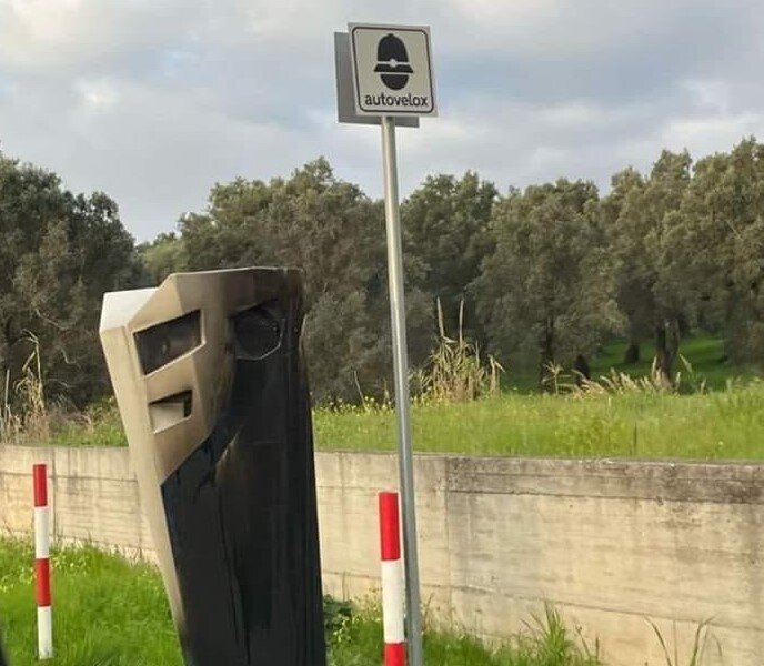 Autovelox Bruciato Palmi