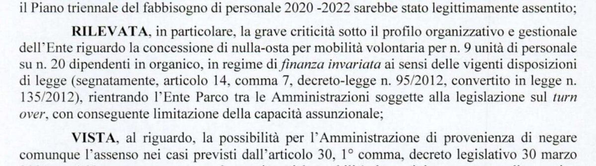 Decreto Parco