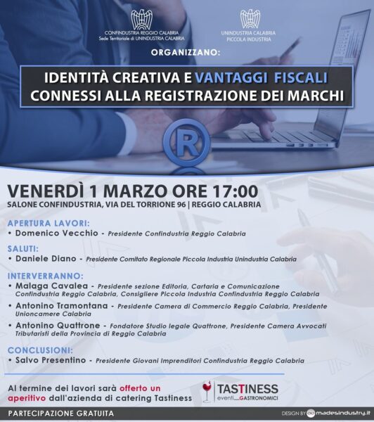 Locandina Marchi Confindustria Rc