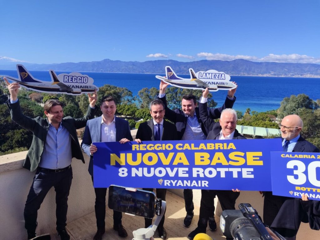 Occhiuto Wilson Ryanair Reggio Calabria