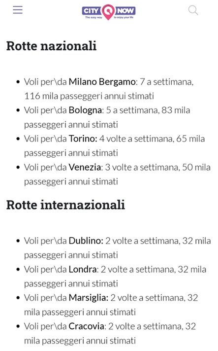 Rotte Ryanair