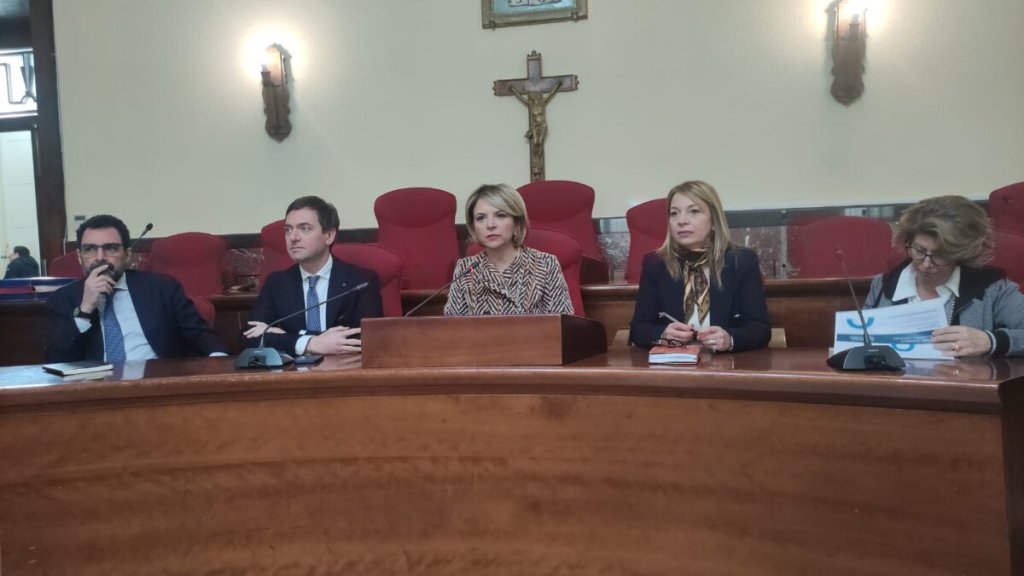 Vibo Bando Imprese Giovanili Da Sx Praticò, Varì, Limardo, Corrado, Mazzei