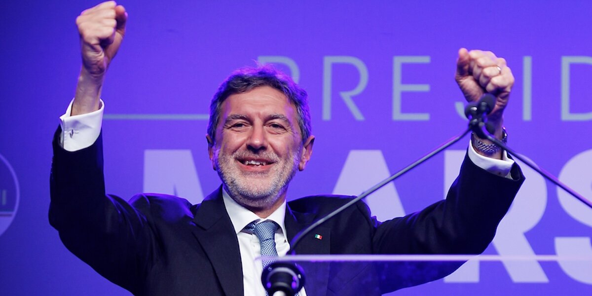 Pescara I Leader Del Centrodestra Al Comizio Elettorale Per Il Candidato Marco Marsilio