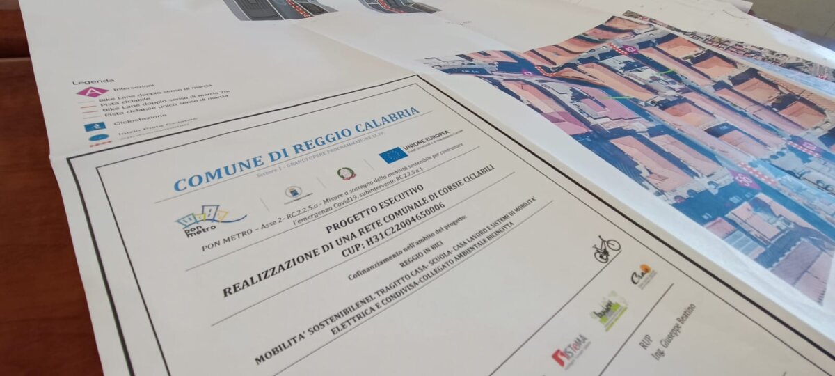 Reggio Calabria Piste Ciclabili Progetto