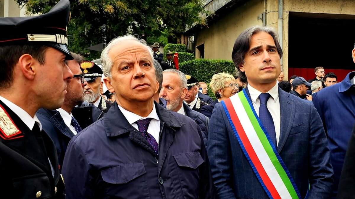 Santo Stefano Caserma Falcomatà Piantedosi