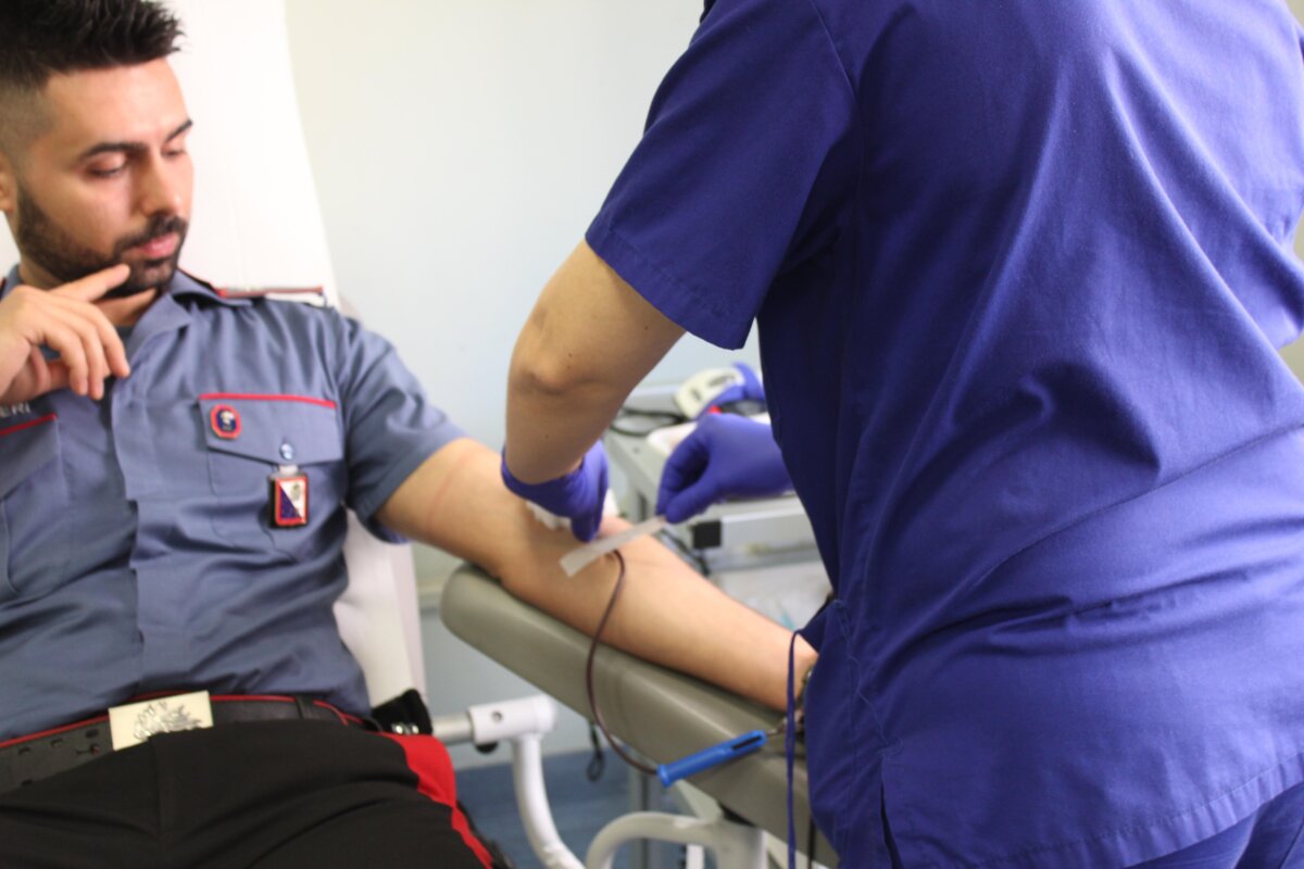 Donazione Sangue Comando Prov Carabinieri GOM 4