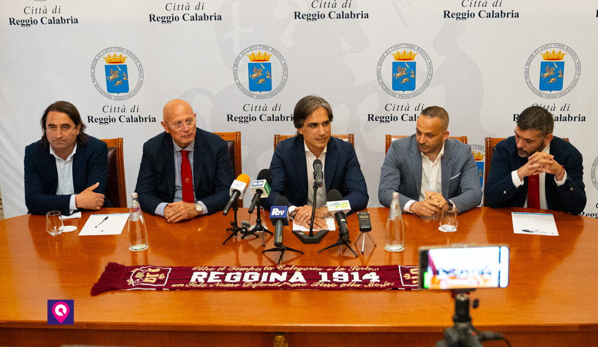 Reggina Conferenza Falcomatà Ballarino Scuncia Minniti Latella