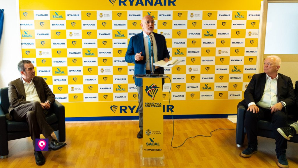 Ryanair Tito Minniti Occhiuto Wilson Franchini Aeroporto