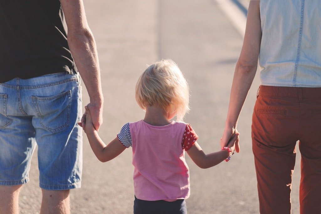 Free Parent Holding Child's Hand Image, Public Domain CC0