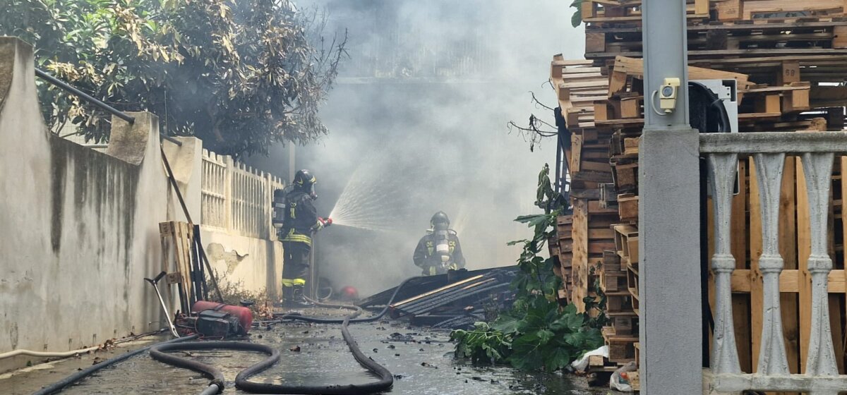 Incendio Capannone Spirito Santo 5
