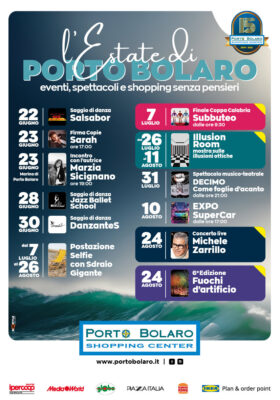 PORTO BOLARO Programma Estate2
