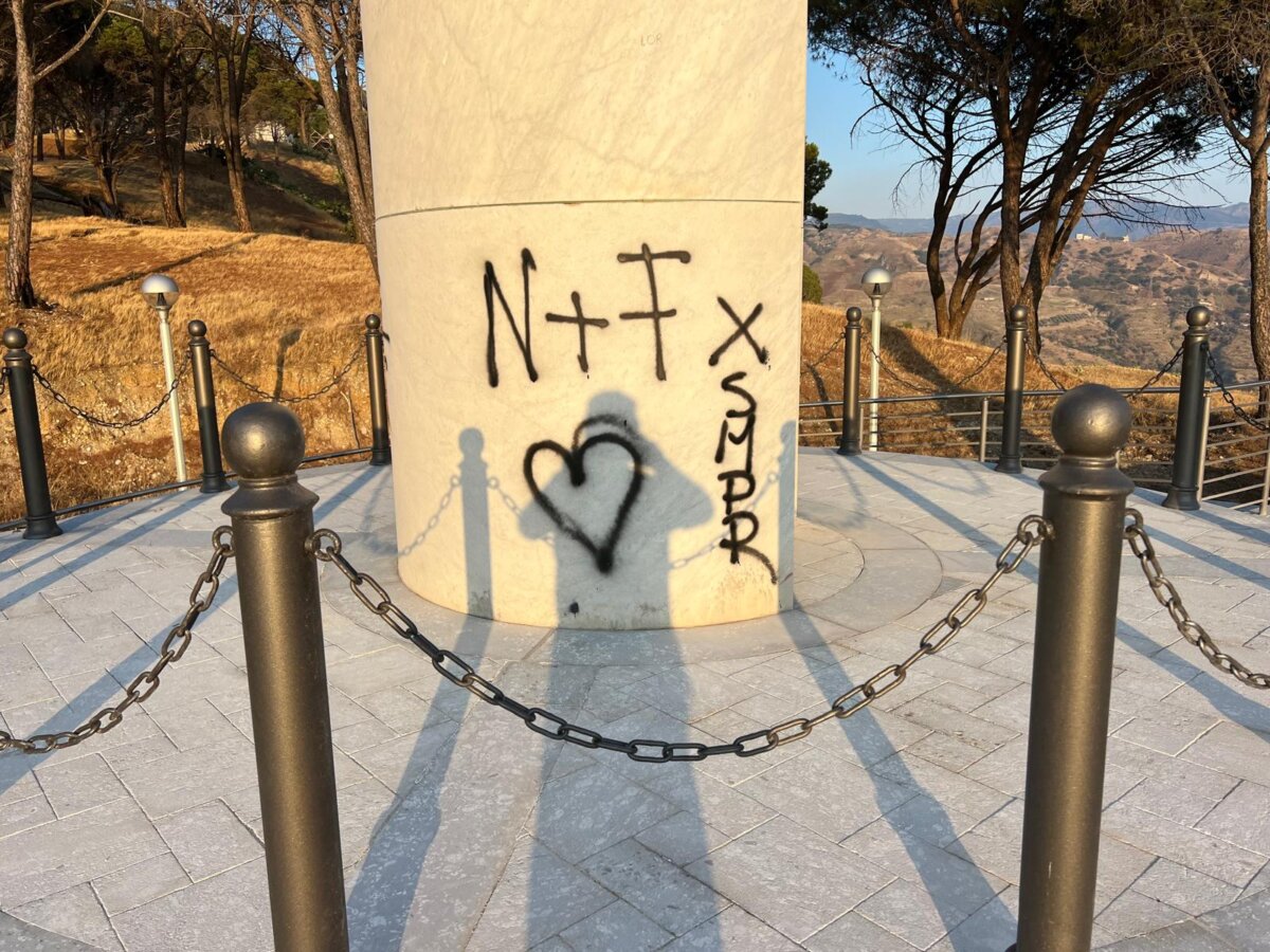 Atto Vandalico Collina Pentimele 1