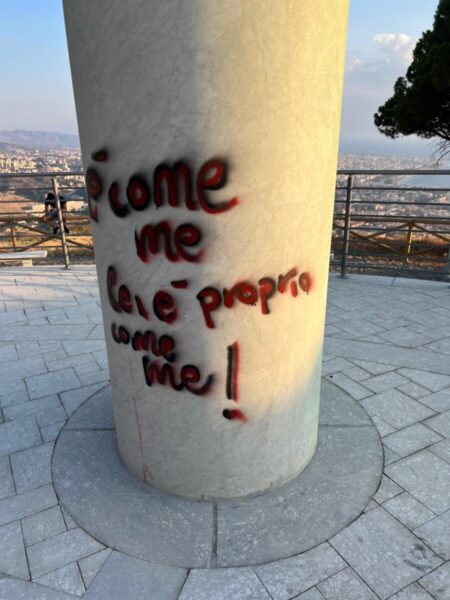 Atto Vandalico Collina Pentimele