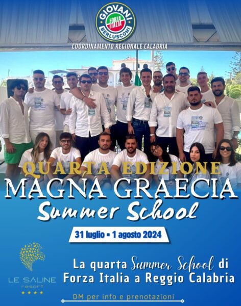 Locandina Forza Italia Summer School
