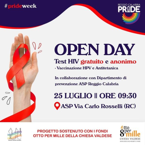 Locandina Pride Week Open Day Asp
