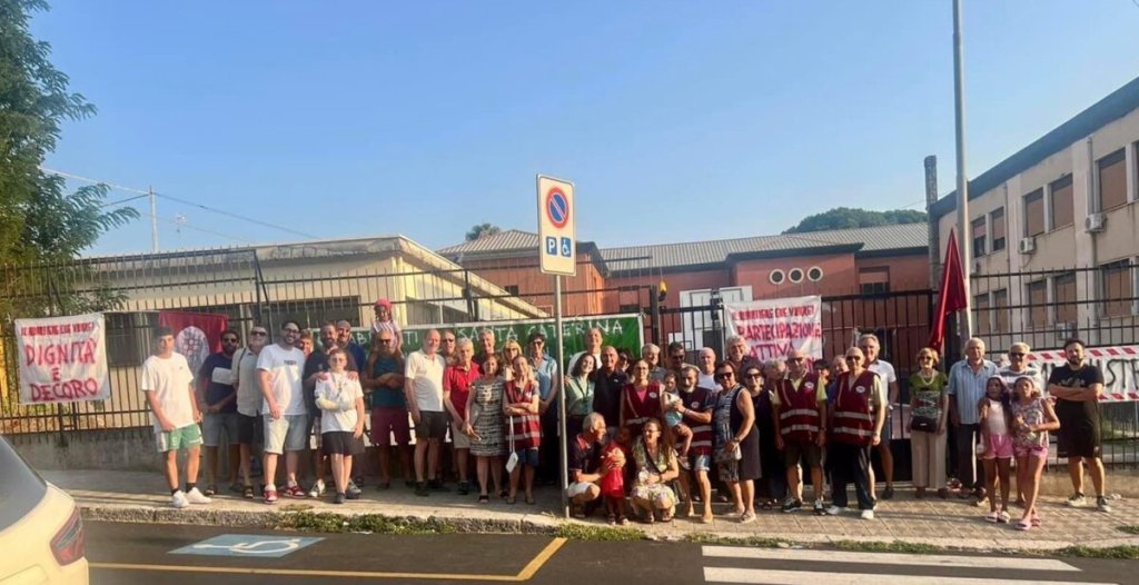 Protesta Palestra Santa Caterina