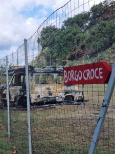 Incendio Doloso Furgone Borgo Crocre (5)