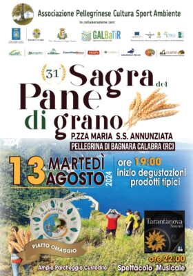 Manifesto Sagra Pane Grano Pellegrina