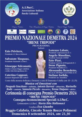 Locandina Premio Demetra