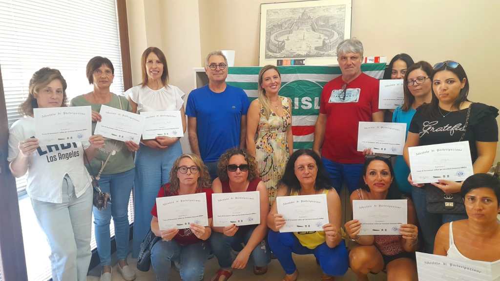 Reggio, Fisascat Cisl: concluso il corso di formazione per lavoratori domestici